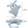 Custom-made cartoon cute and cool animal throw pillows, Kanglewu ice silk plush toys, fabric plush toys Specification image